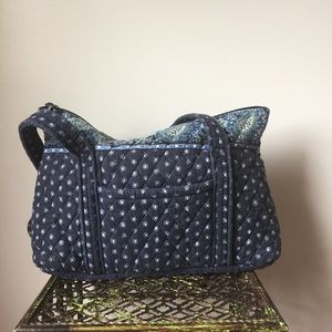 Vera Bradley tote bag blue. Med